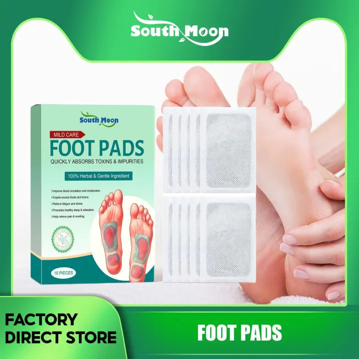 100% Herbal & Gentle Ingredient Detox Foot Pads ( Pack of 10 ) Buy 1 Get 1 Free