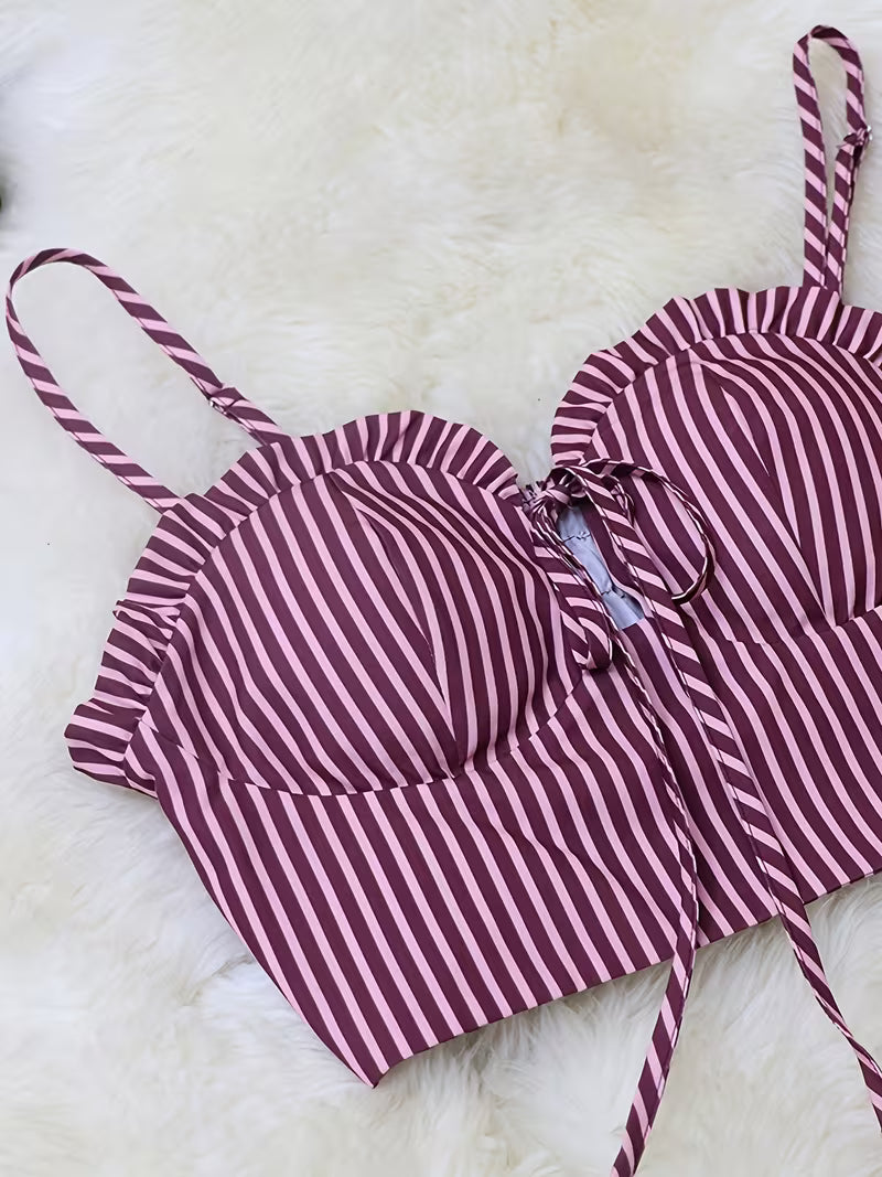 Women’s Ruched Crop Top & Maxi Skirt Co-Ord Set