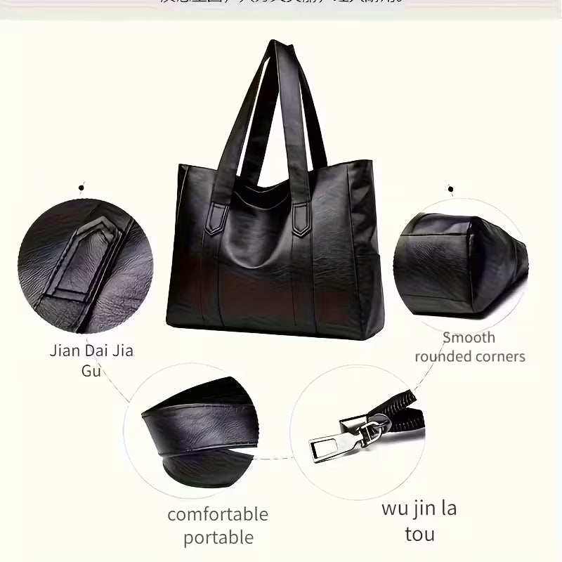 Urban Carry Large Capacity Shoulder Tote Bag
