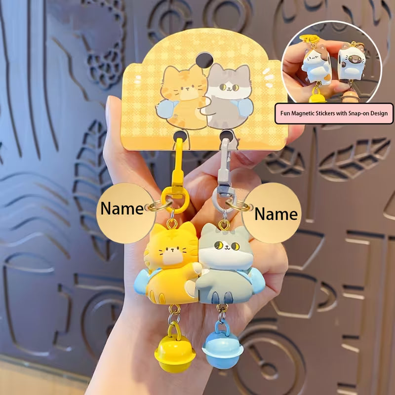 Kitten Couple Keychain
