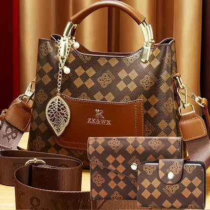 Elegant 3-Piece Mother-Daughter Bag Set