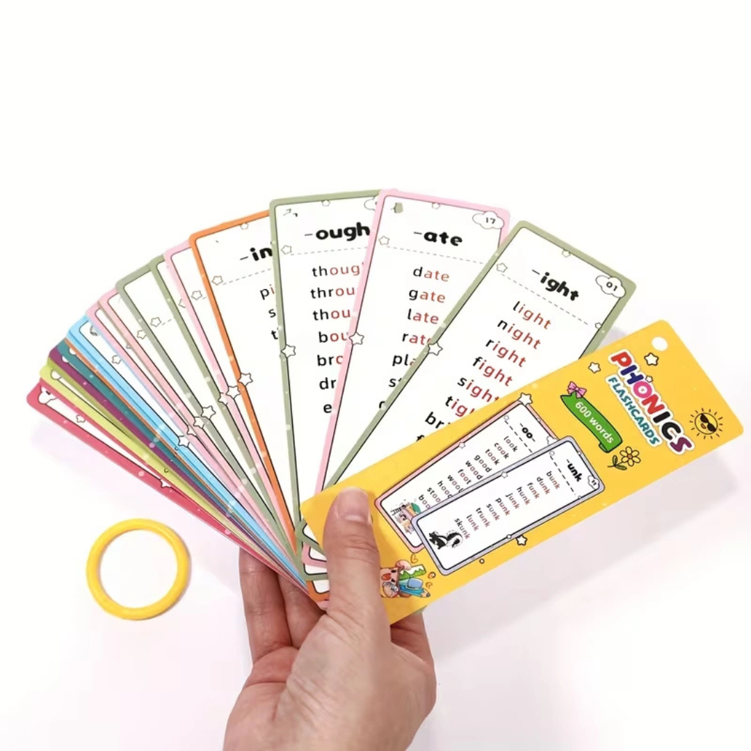 Phonics Flash Cards for Kids (117 Groups)