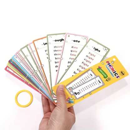 Phonics Flash Cards for Kids (117 Groups)