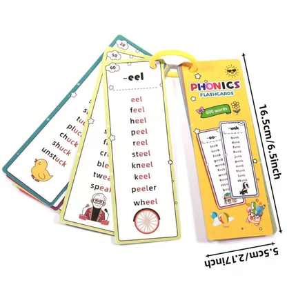 Phonics Flash Cards for Kids (117 Groups)