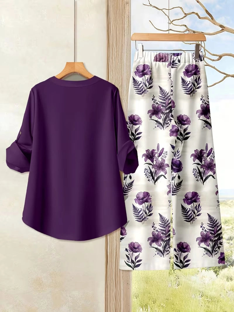Vacation Breeze Printed Co-Ord Set for Women