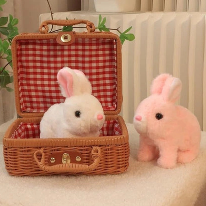 Interactive Hopping Bunny Toy with Sound & Walking Action for Kids 3+ Years (Pink, 1 Piece)