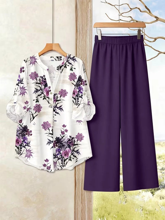 Vacation Breeze Printed Co-Ord Set for Women