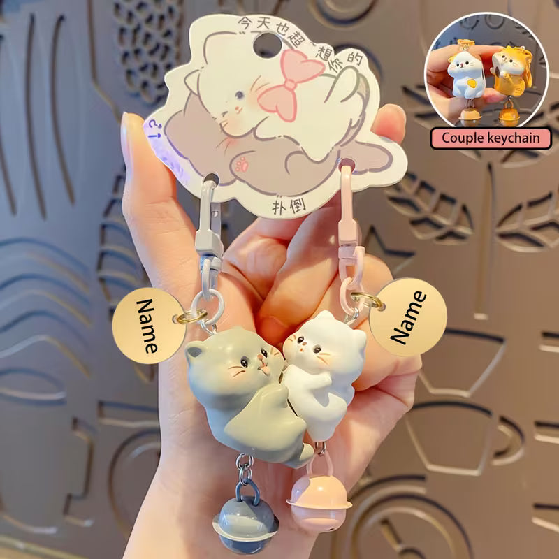 Kitten Couple Keychain