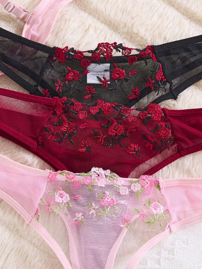 3 Sets Of Bra & Panties