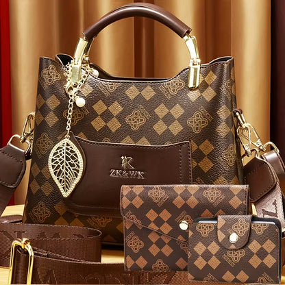 Elegant 3-Piece Mother-Daughter Bag Set