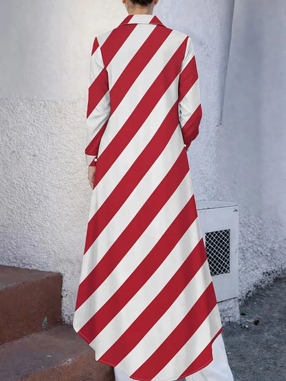 Autumn Celeste Elegant Maxi Co-Ord Set | T-Shirt & Straight-Fit Pants