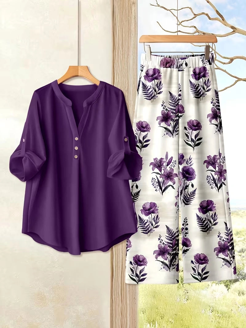 Vacation Breeze Printed Co-Ord Set for Women