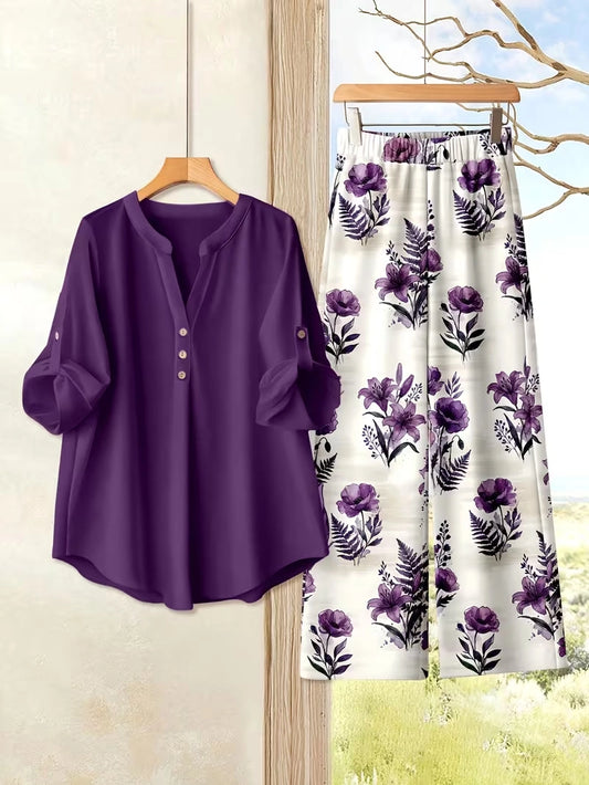 Vacation Breeze Printed Co-Ord Set for Women