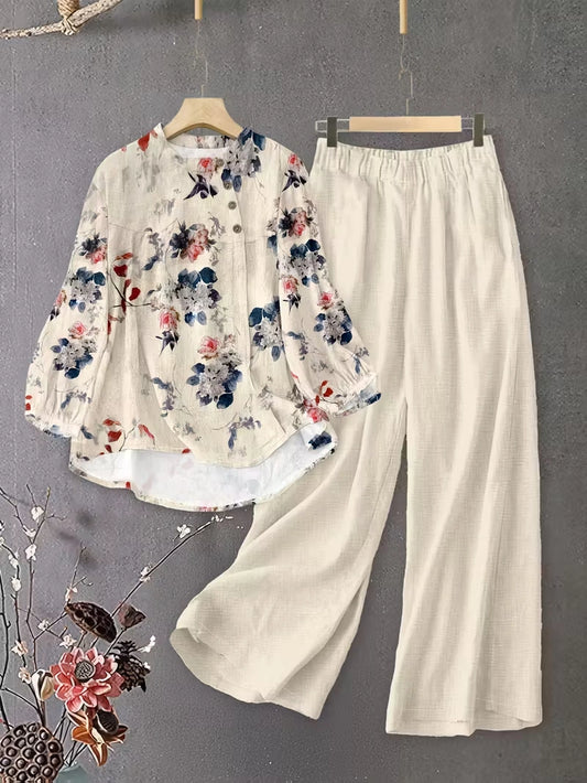 Vacation Breeze Printed Co-Ord Set for Women