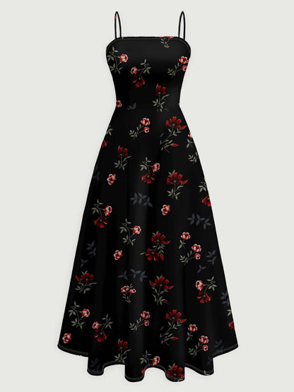 Red Rose Garden Dress Set