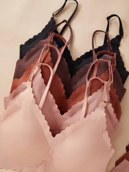 Pack of 6 Women's Bra & Panty Set – Soft Comfortable Everyday Lingerie Combo