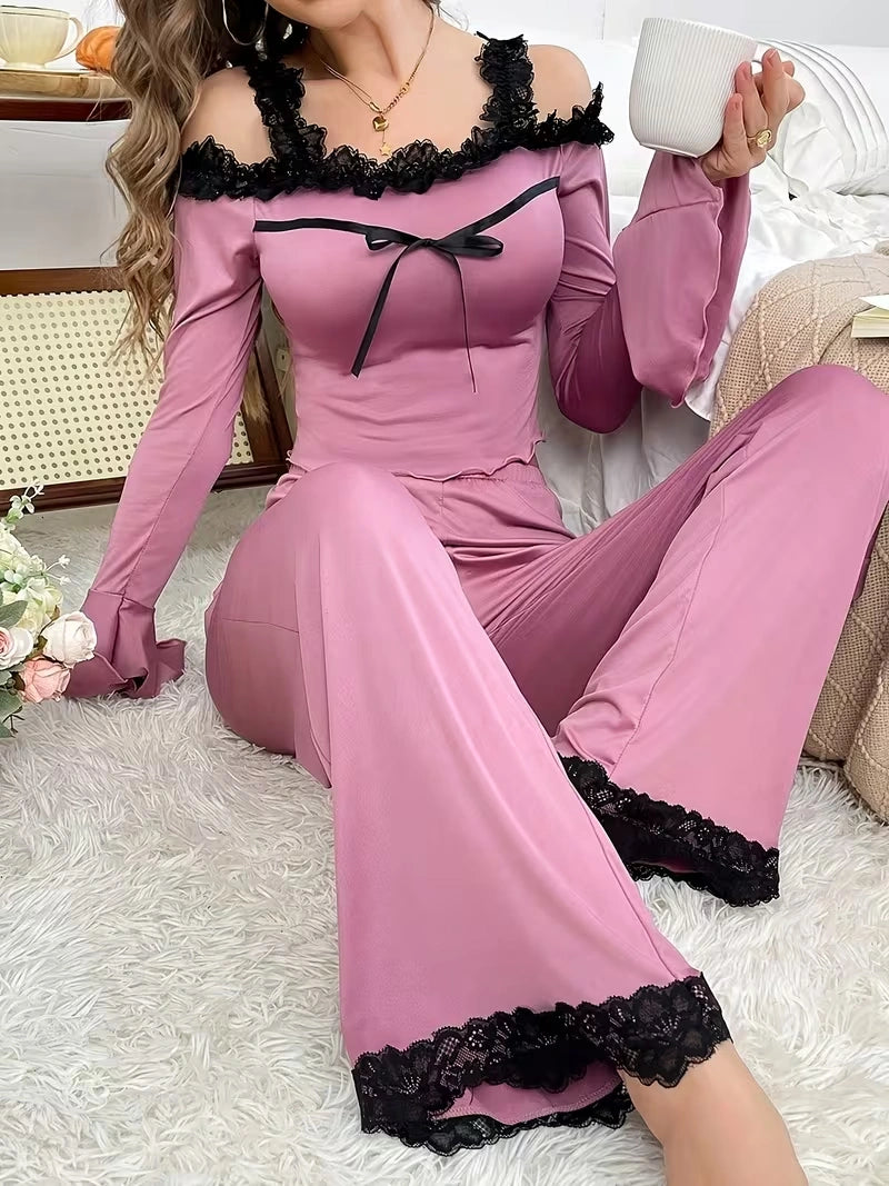 Summer Lace Bliss Lounge Set