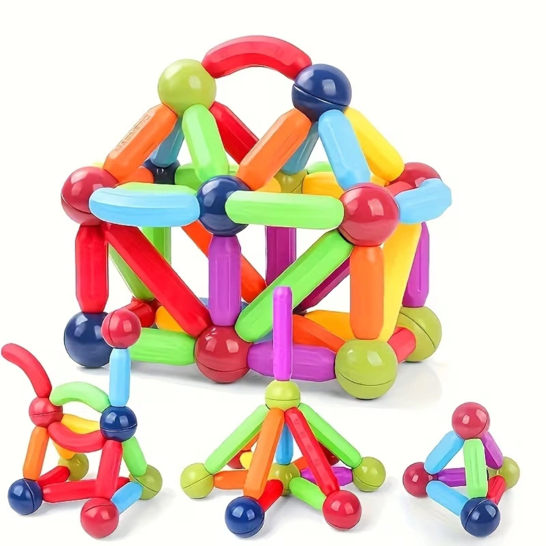 Magnetic STEM Building Blocks for Kids 3+ | Creative Learning Set