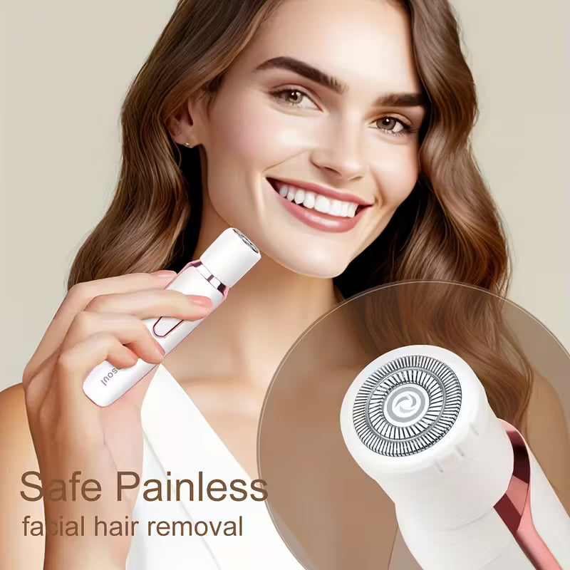 4-in-1 women grooming trimmer / facial hair remover kit