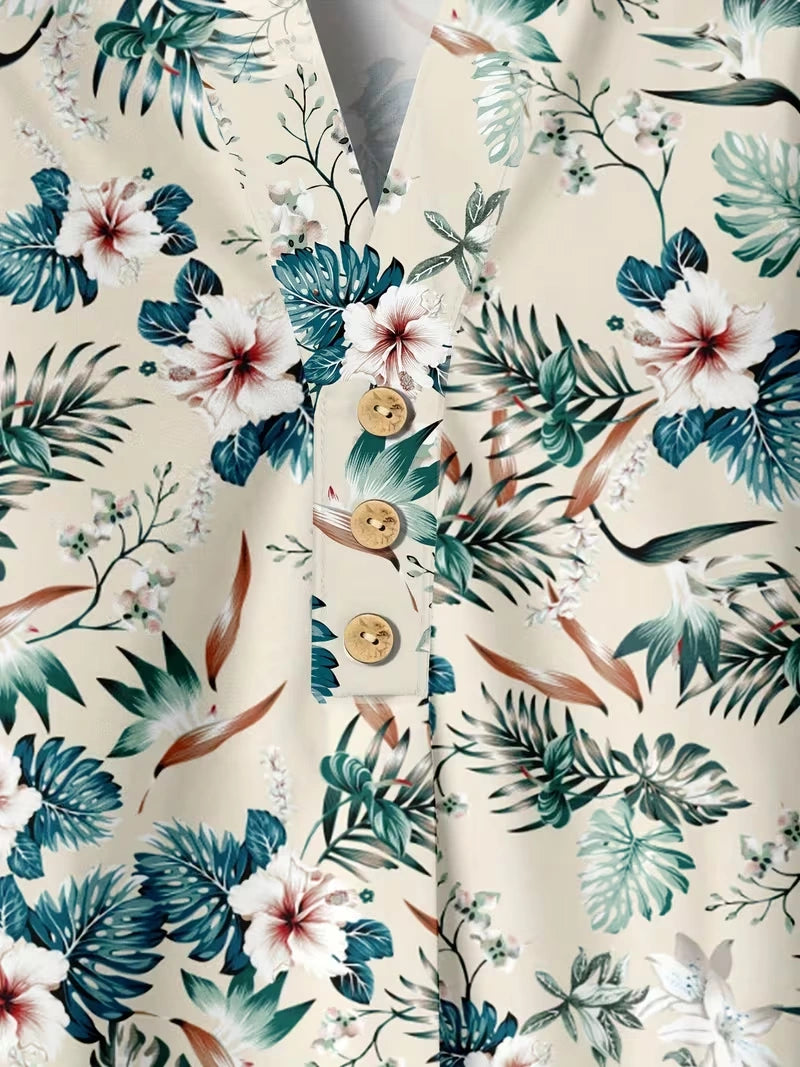 Vacation Breeze Printed Co-Ord Set for Women