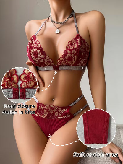 Pack of 6 Women's Bra & Panty Set – Soft Comfortable Everyday Lingerie Combo