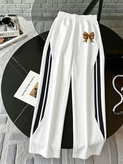 Women’s Collared Half-Zip Top & Wide-Leg Pants Co-Ord Set