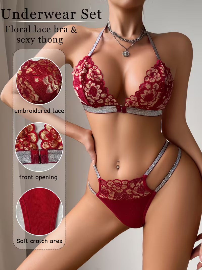 Pack of 6 Women's Bra & Panty Set – Soft Comfortable Everyday Lingerie Combo