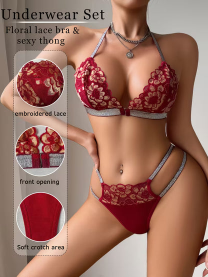 Pack of 6 Women's Bra & Panty Set – Soft Comfortable Everyday Lingerie Combo