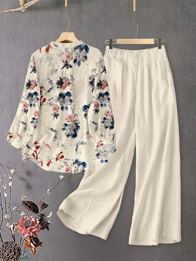Vacation Breeze Printed Co-Ord Set for Women