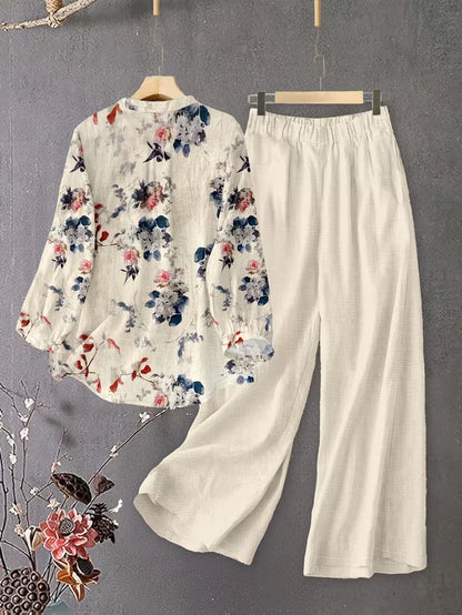 Vacation Breeze Printed Co-Ord Set for Women