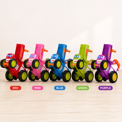 Remote Control Crazy Jumping Car – Rechargeable RC Stunt Car with Lights & Music for Kids