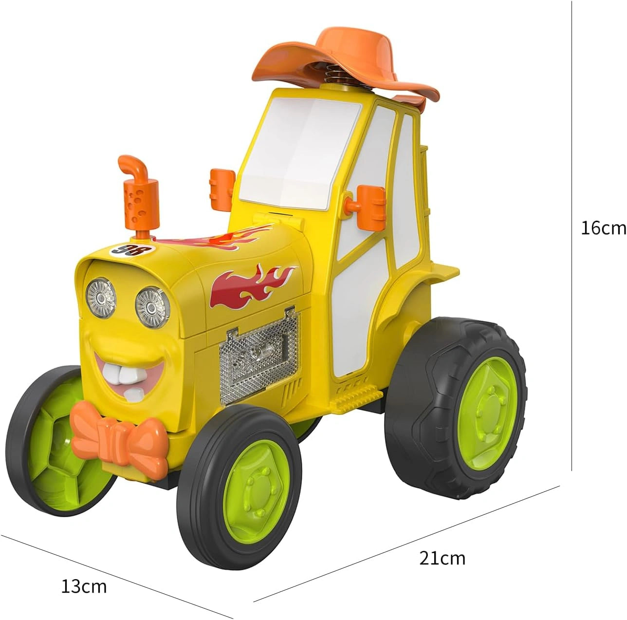 Remote Control Crazy Jumping Car – Rechargeable RC Stunt Car with Lights & Music for Kids