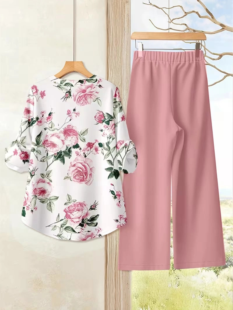 Vacation Breeze Printed Co-Ord Set for Women