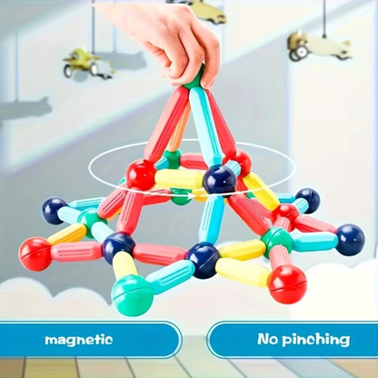 Magnetic STEM Building Blocks for Kids 3+ | Creative Learning Set