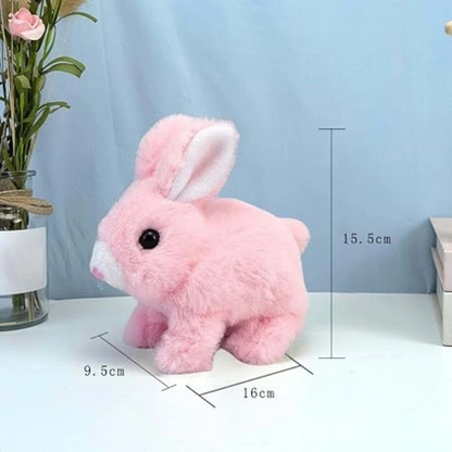 Interactive Hopping Bunny Toy with Sound & Walking Action for Kids 3+ Years (Pink, 1 Piece)