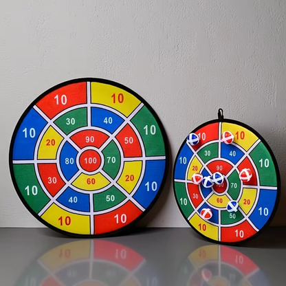 Kids Sticky Ball Dart Board Game Set – Indoor & Outdoor Target Throwing Toy for Family Play