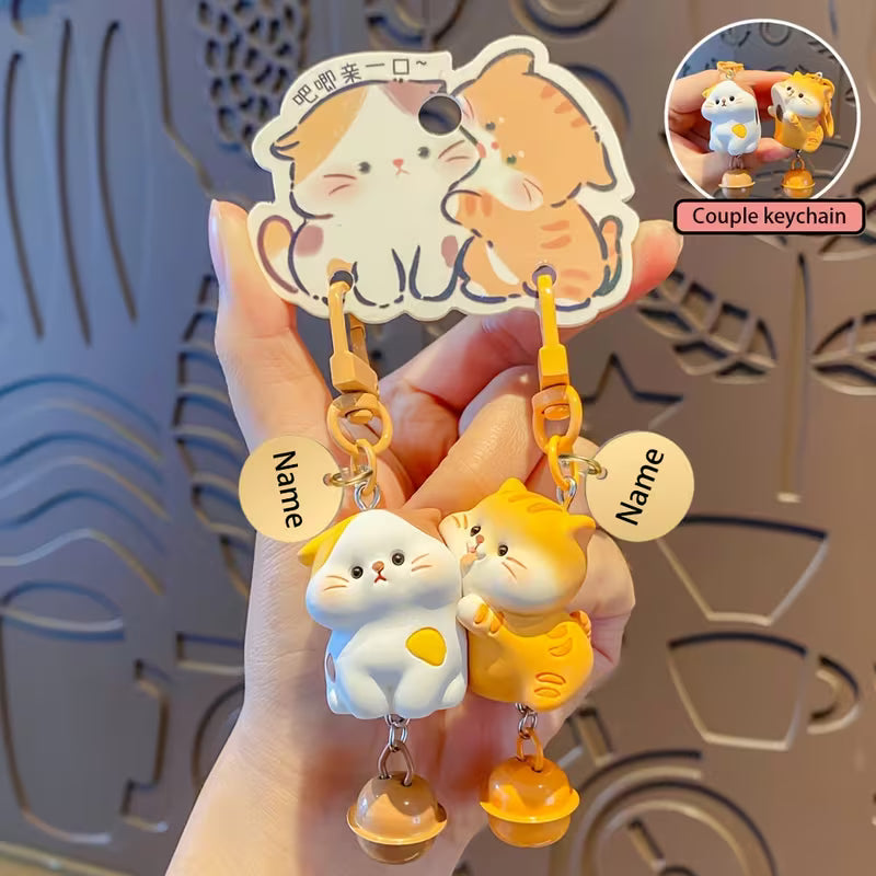 Kitten Couple Keychain