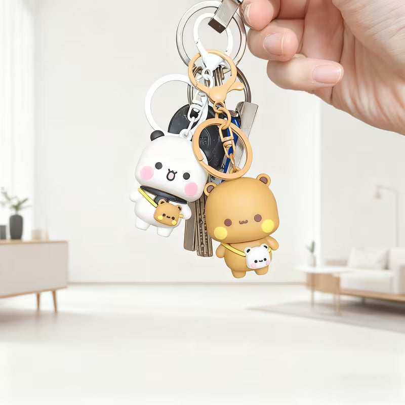 Kitten Couple Keychain