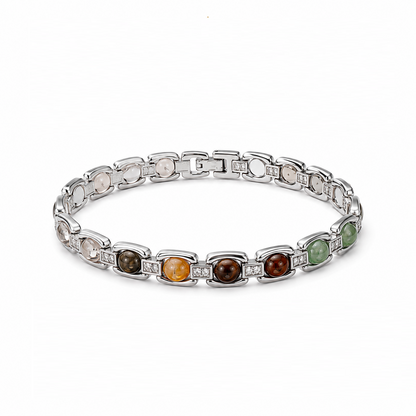 Silver Metal Dhan Yog Bracelet