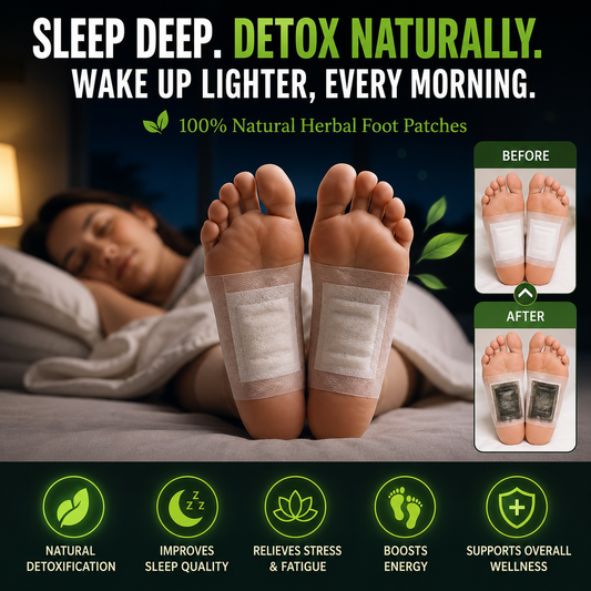 100% Herbal & Gentle Ingredient Detox Pads| Buy 1 Pack Get 20 Pads FREE