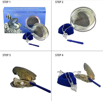 💖 OceanGlow Seashell Necklace Gift Set