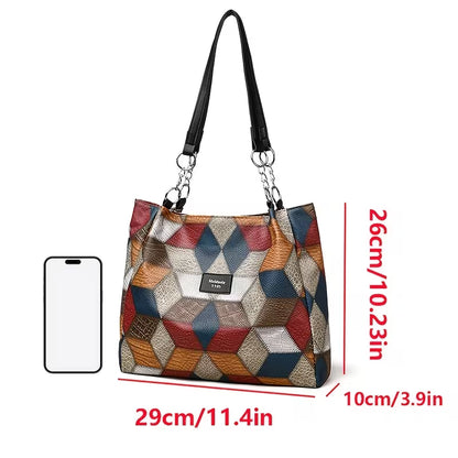 CarryEase Large Capacity Shoulder Tote Bag