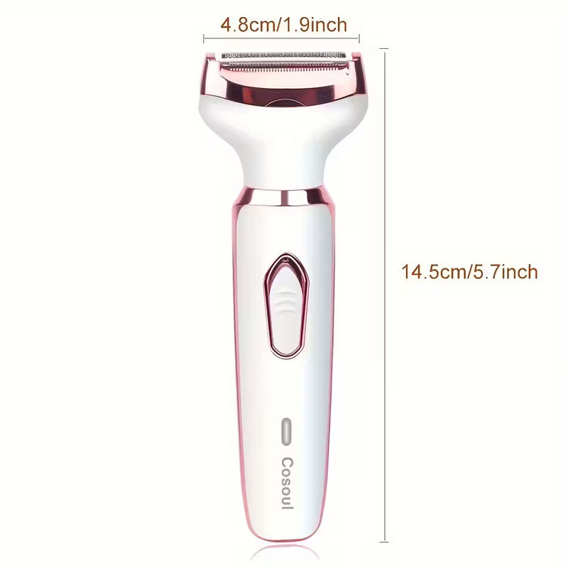 4-in-1 women grooming trimmer / facial hair remover kit