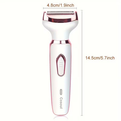 4-in-1 women grooming trimmer / facial hair remover kit