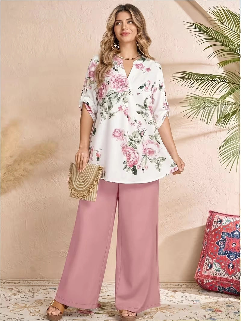 Vacation Breeze Printed Co-Ord Set for Women