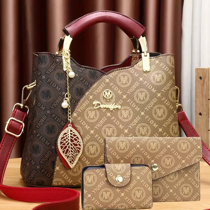 Elegant 3-Piece Mother-Daughter Bag Set