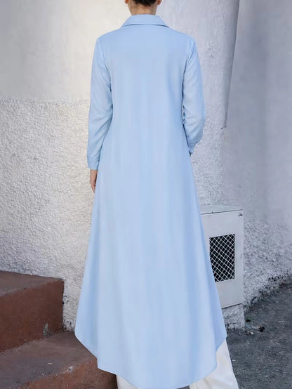 Autumn Celeste Elegant Maxi Co-Ord Set | T-Shirt & Straight-Fit Pants