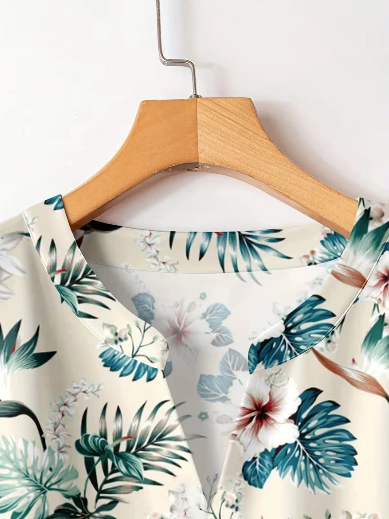 Vacation Breeze Printed Co-Ord Set for Women