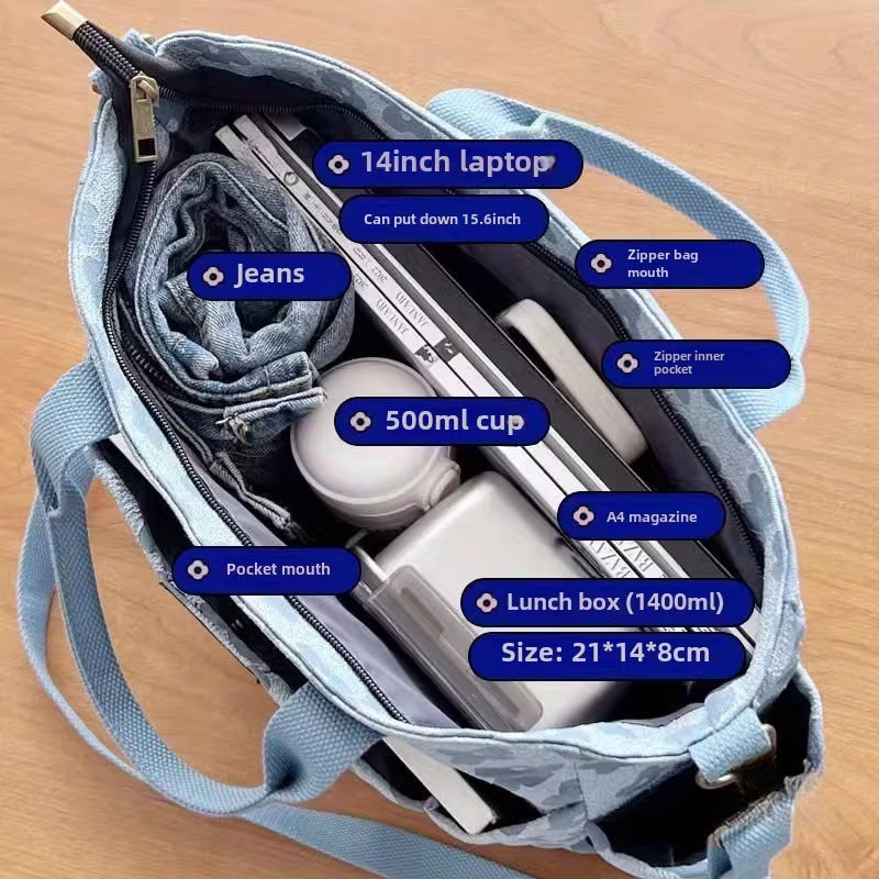 CityEase Large Capacity Shoulder Tote Bag