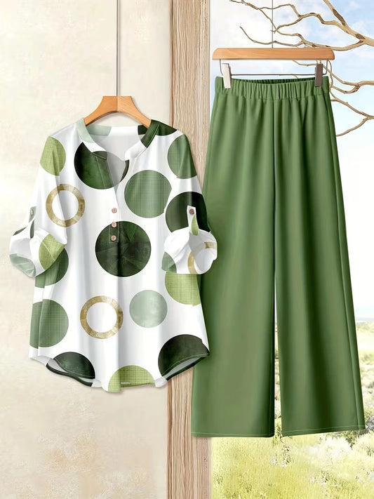 Vacation Breeze Printed Co-Ord Set for Women